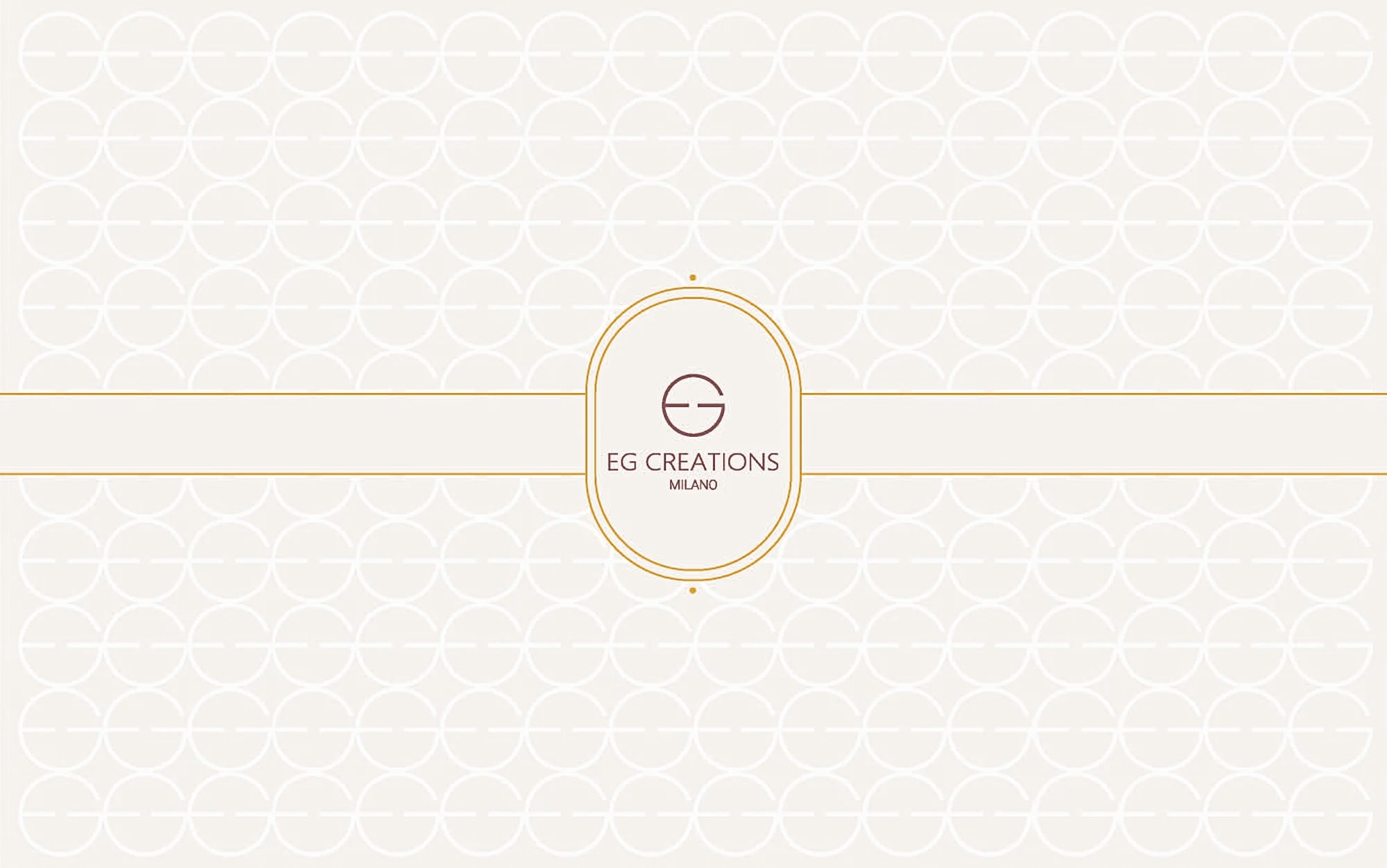 EG Creations brochure corporate — identità del brand