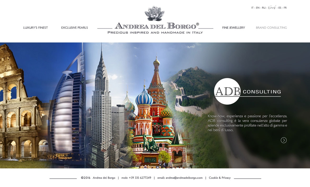 Andrea Del Borgo sito web — 6