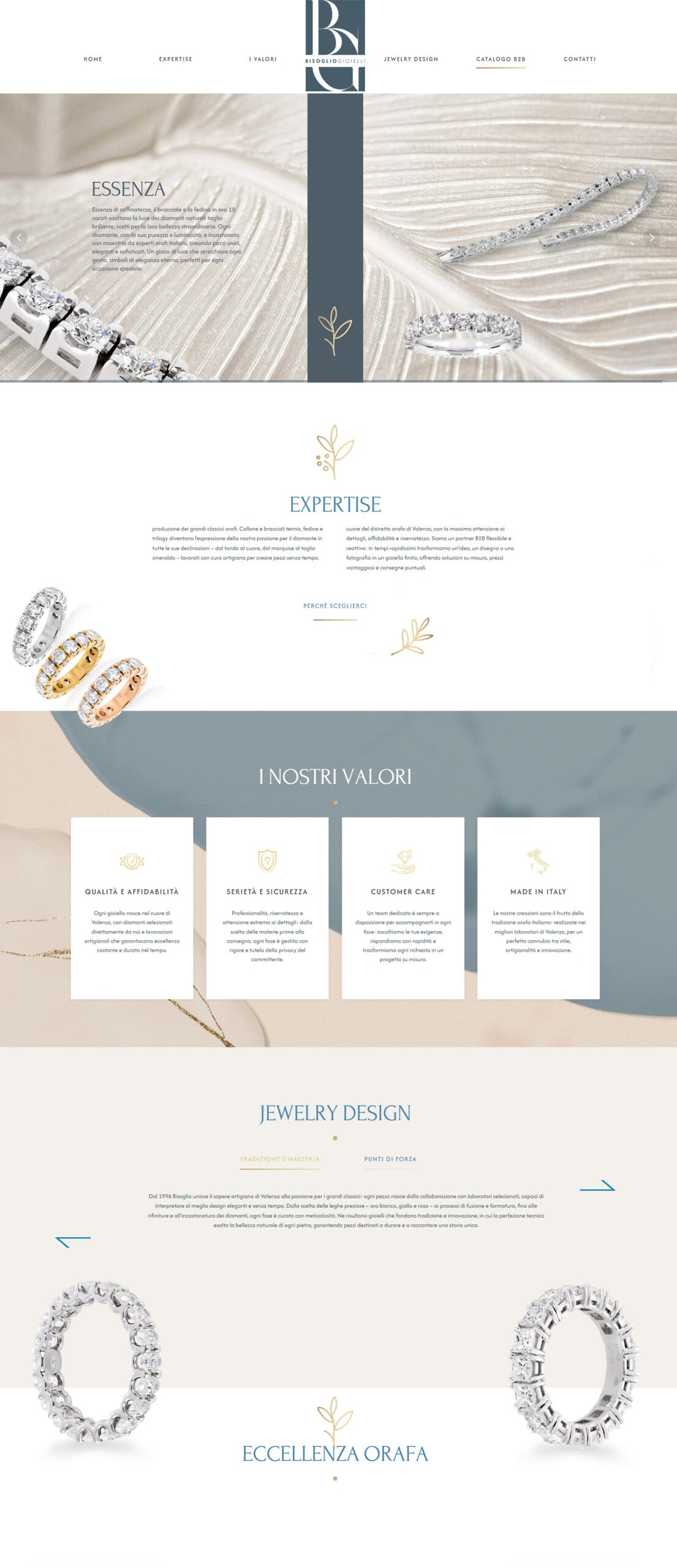 Bisoglio sito web one page — 2