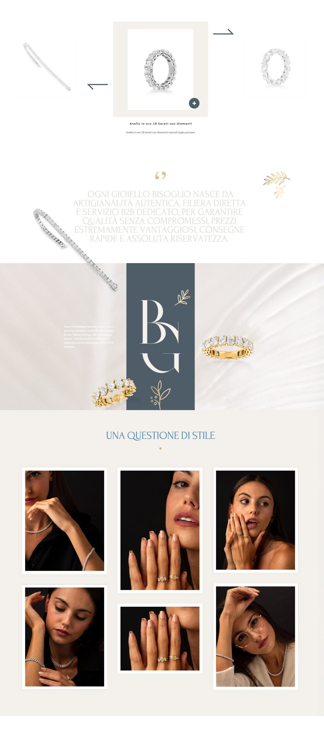 Bisoglio sito web one page — 3