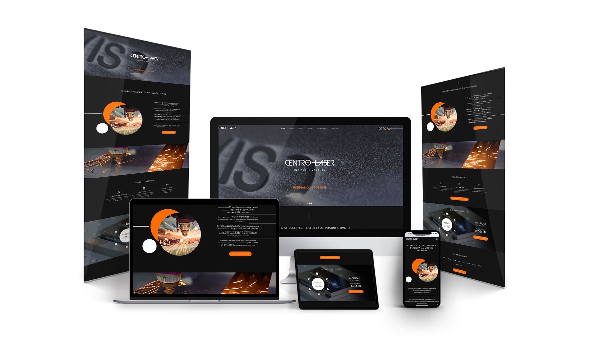 Centro Laser sito web one-page — 1