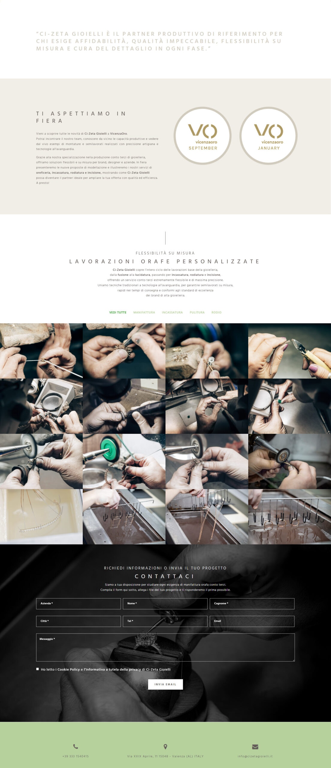Ci-Zeta sito web one page — 3