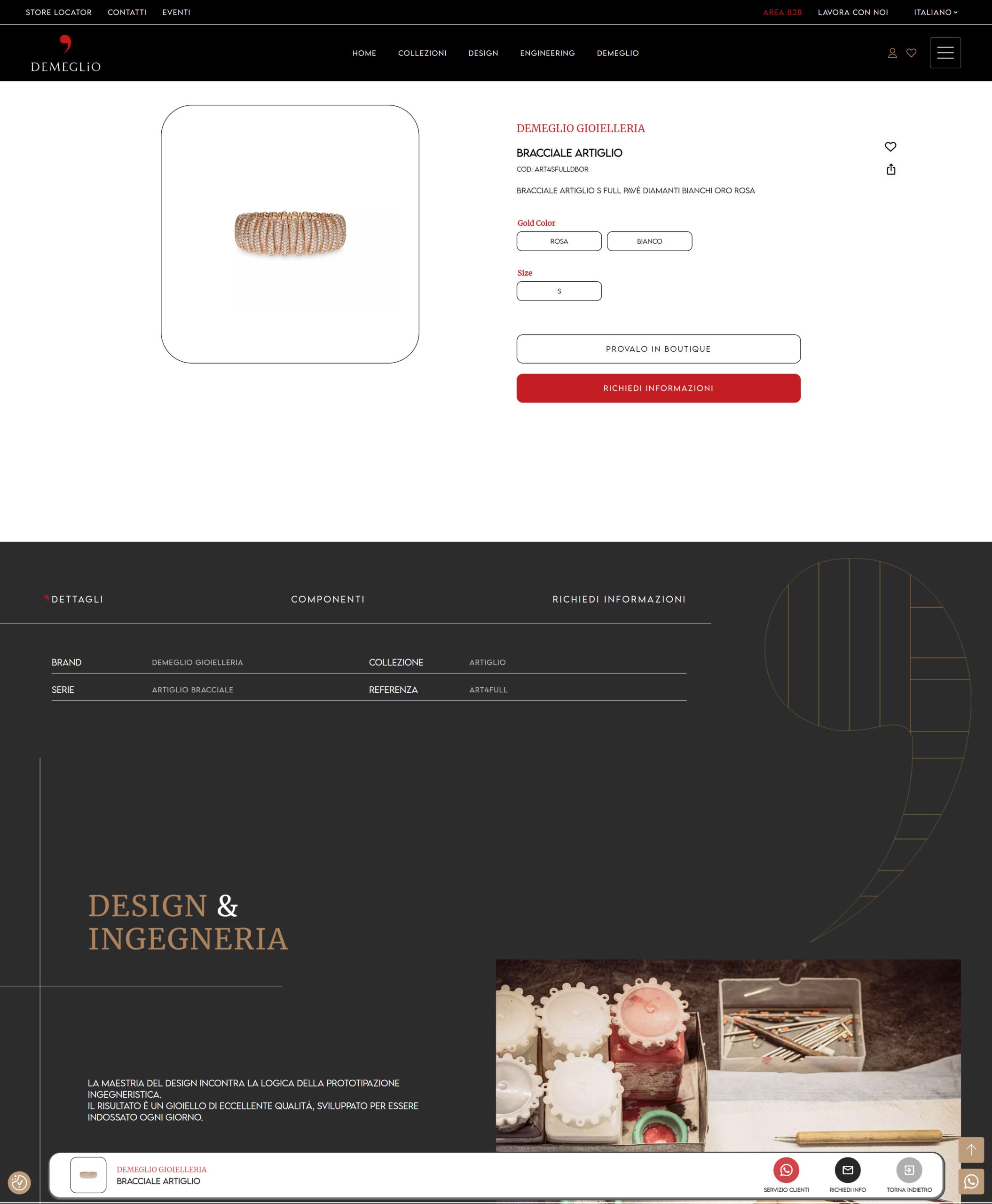 Demeglio sito web info commerce — 5