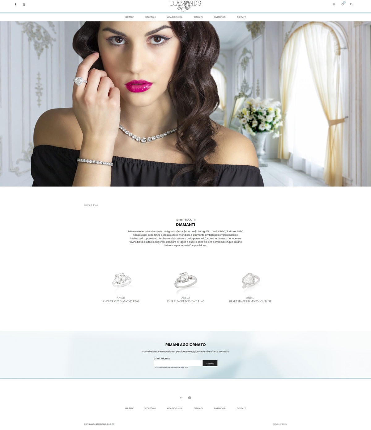 Diamonds&Co sito web info-commerce — 6