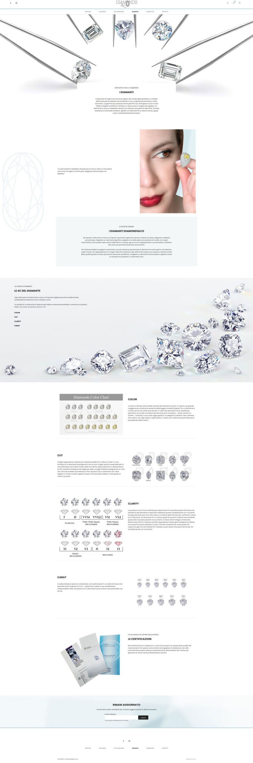 Diamonds&Co sito web info-commerce — 7