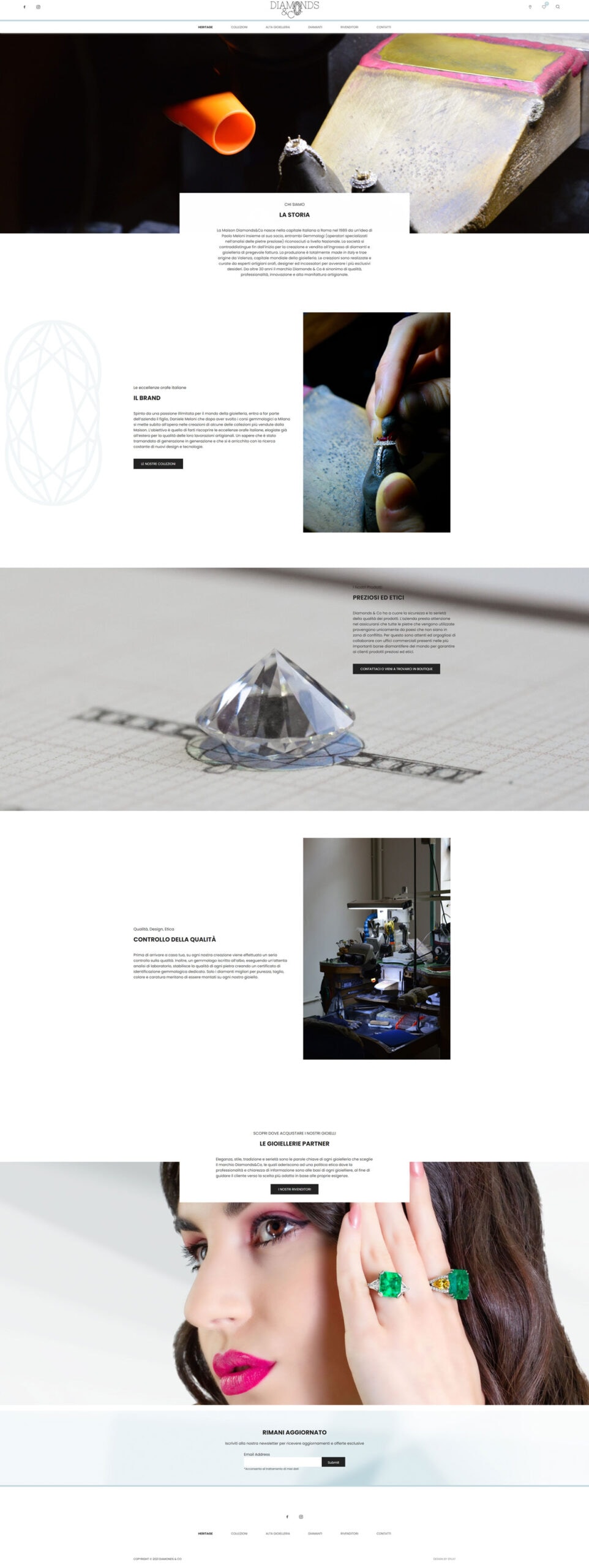 Diamonds&Co sito web info-commerce — 8