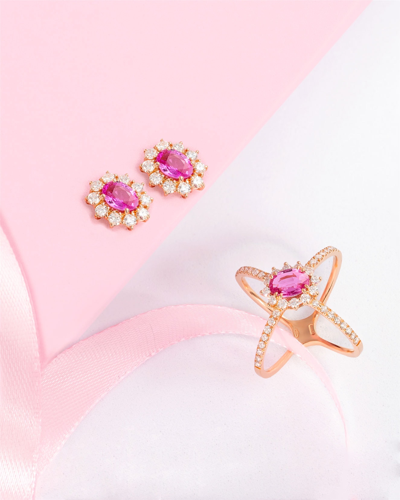 Diamonds&Co shooting gioielli - Moodboard rosa — 7