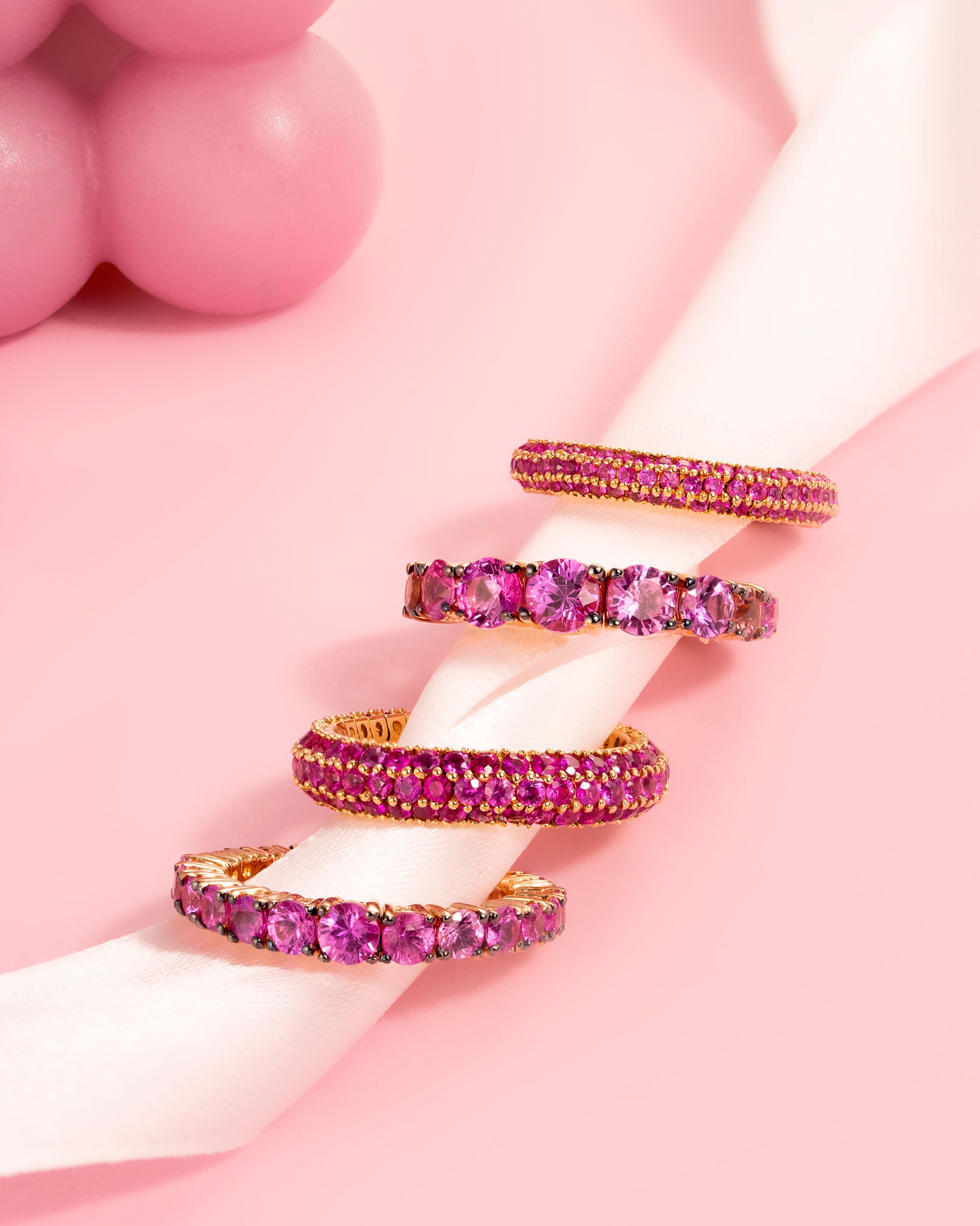 Diamonds&Co shooting gioielli - Moodboard rosa — 3