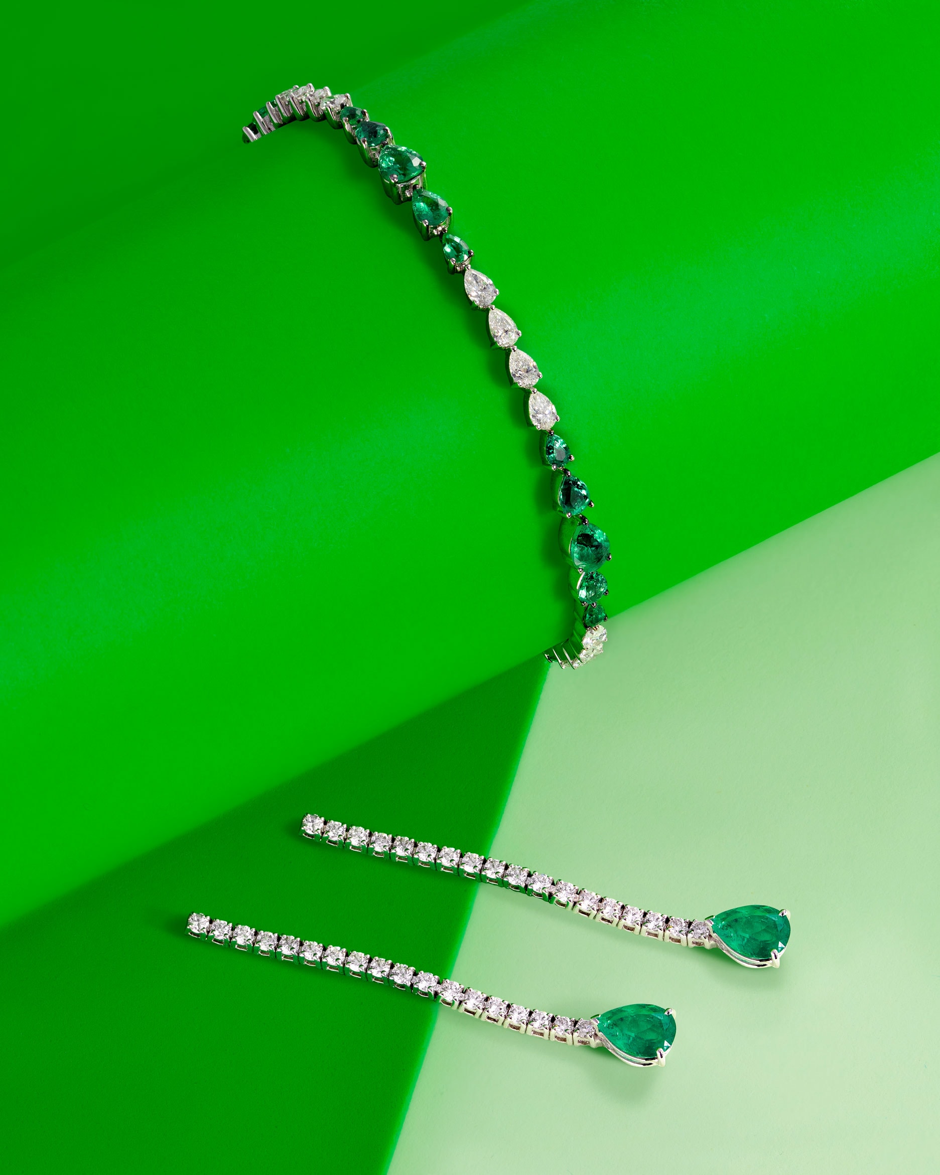 Diamonds&Co shooting gioielli - Moodboard verde — 3