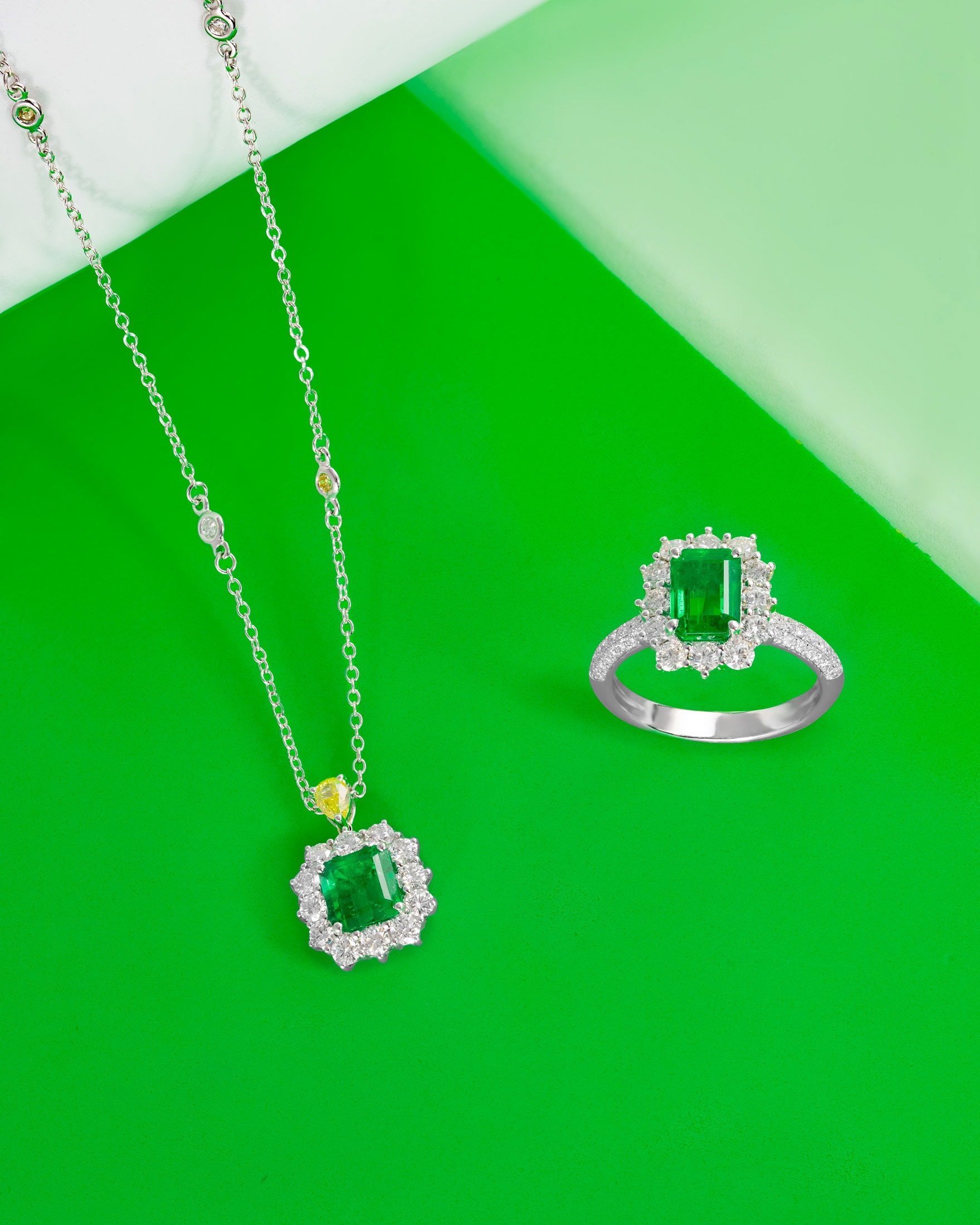 Diamonds&Co shooting gioielli - Moodboard verde — 5