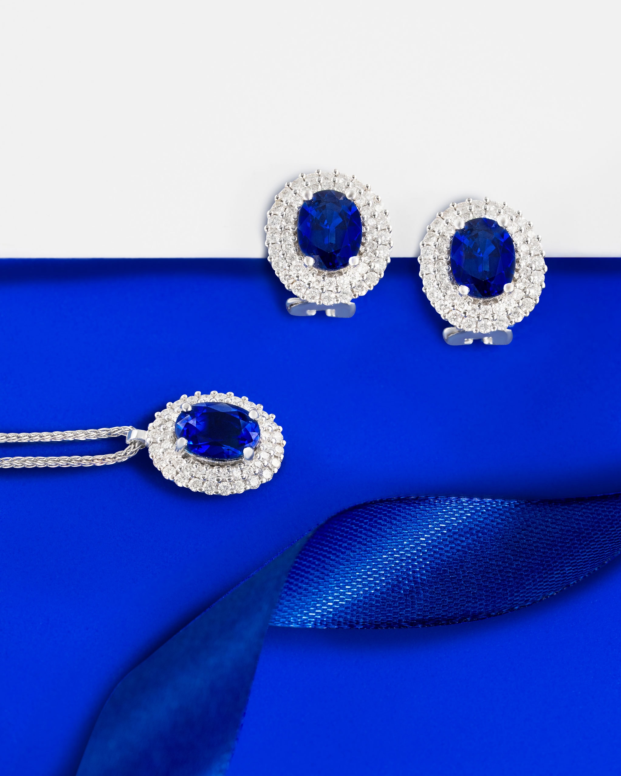 Diamonds&Co shooting gioielli - Moodboard blu — 3