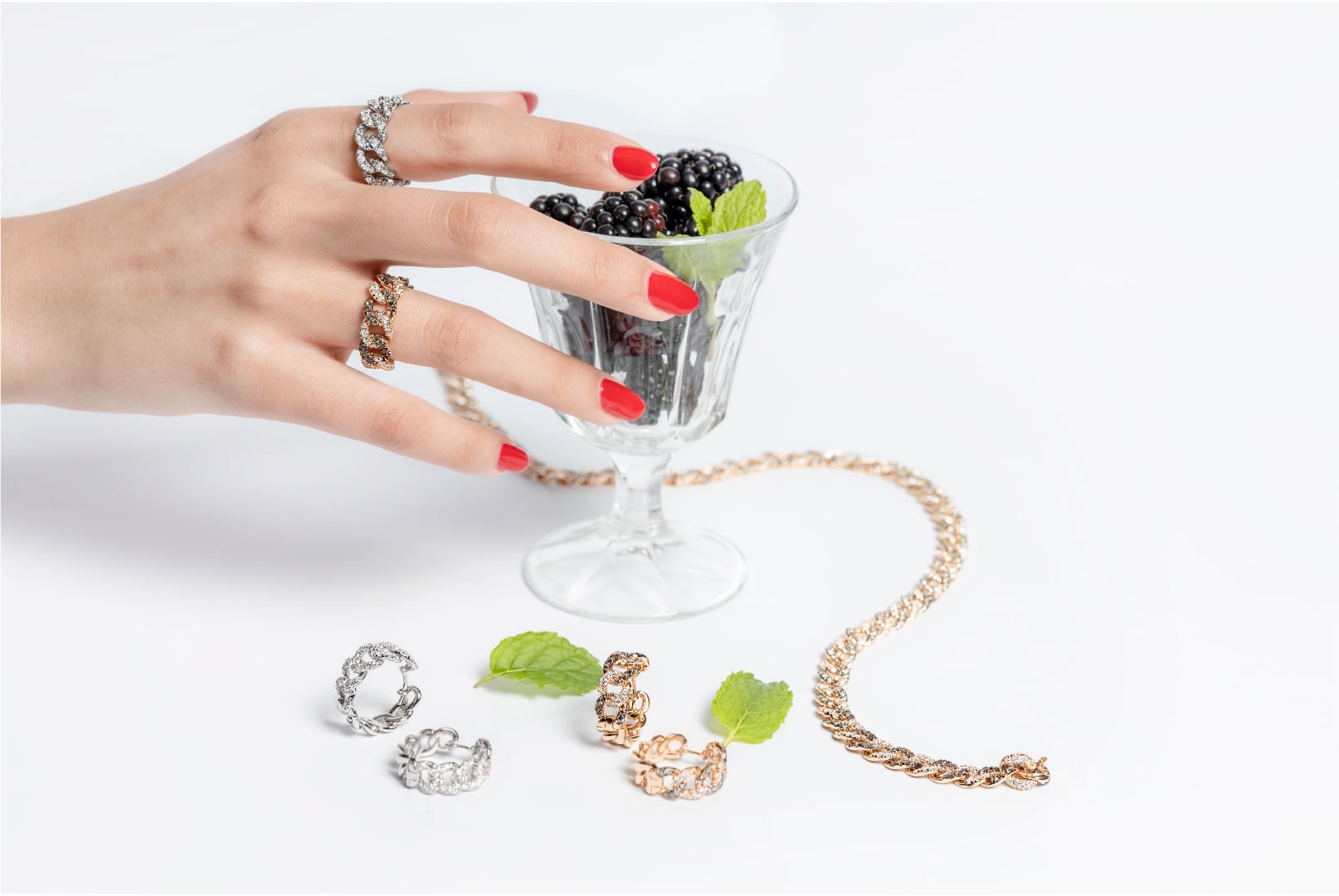 Diamonds&Co shooting modella e composit gioielli — 9