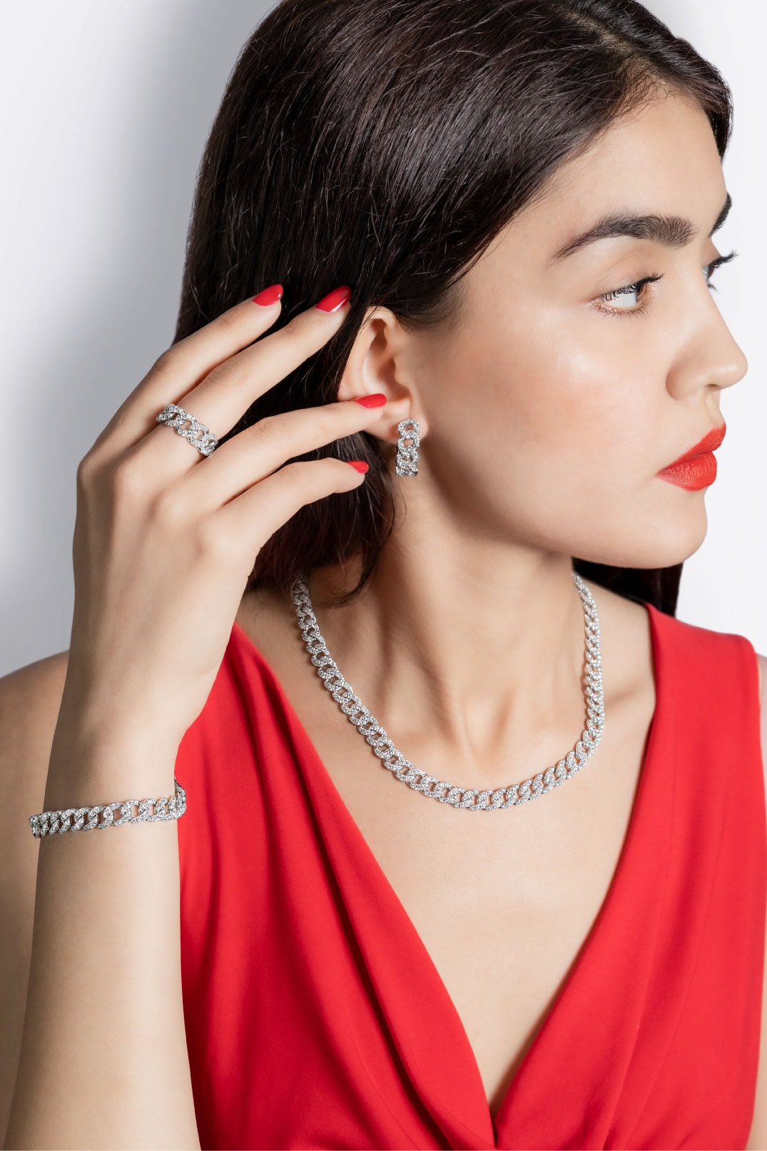 Diamonds&Co shooting modella e composit gioielli — 4