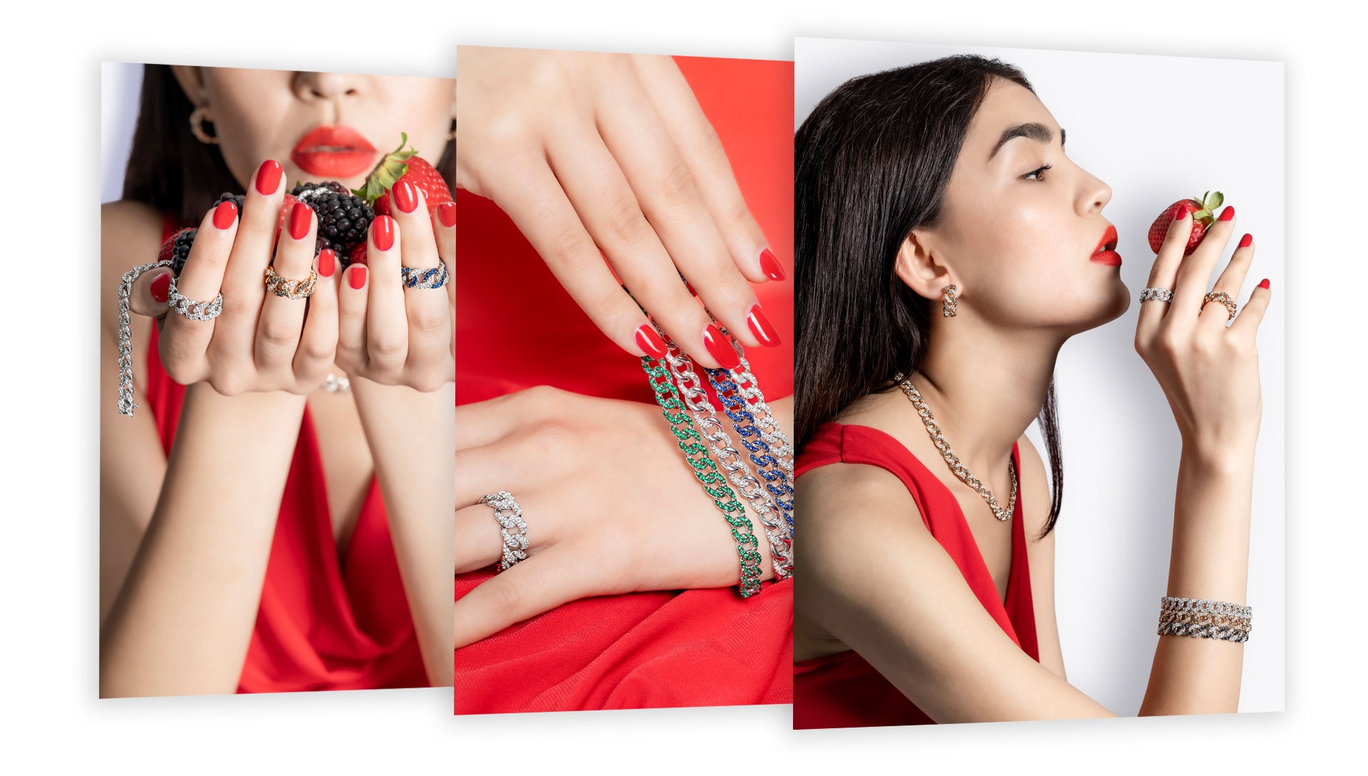 Diamonds&Co shooting modella e composit gioielli — 1
