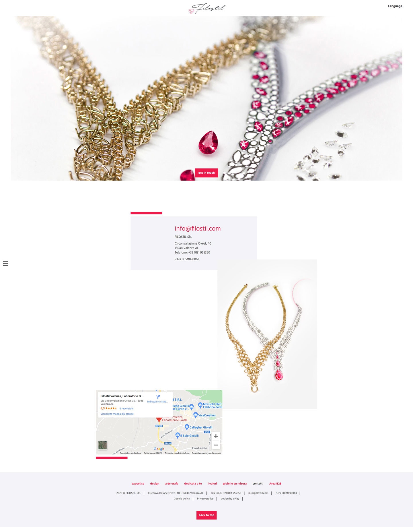 Filostil sito web — 9
