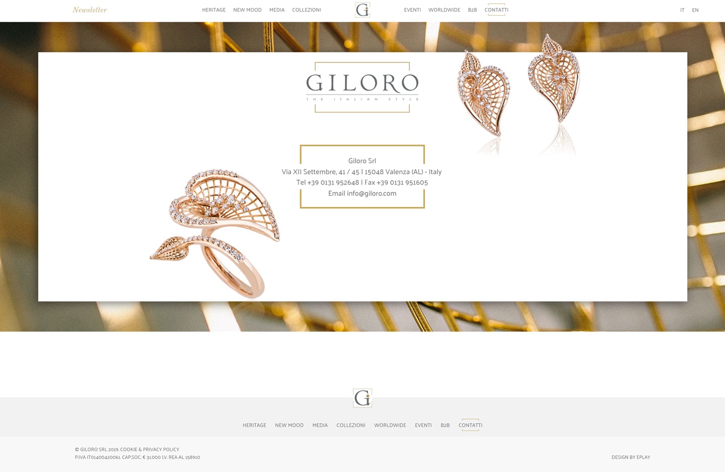 Giloro sito web — 8