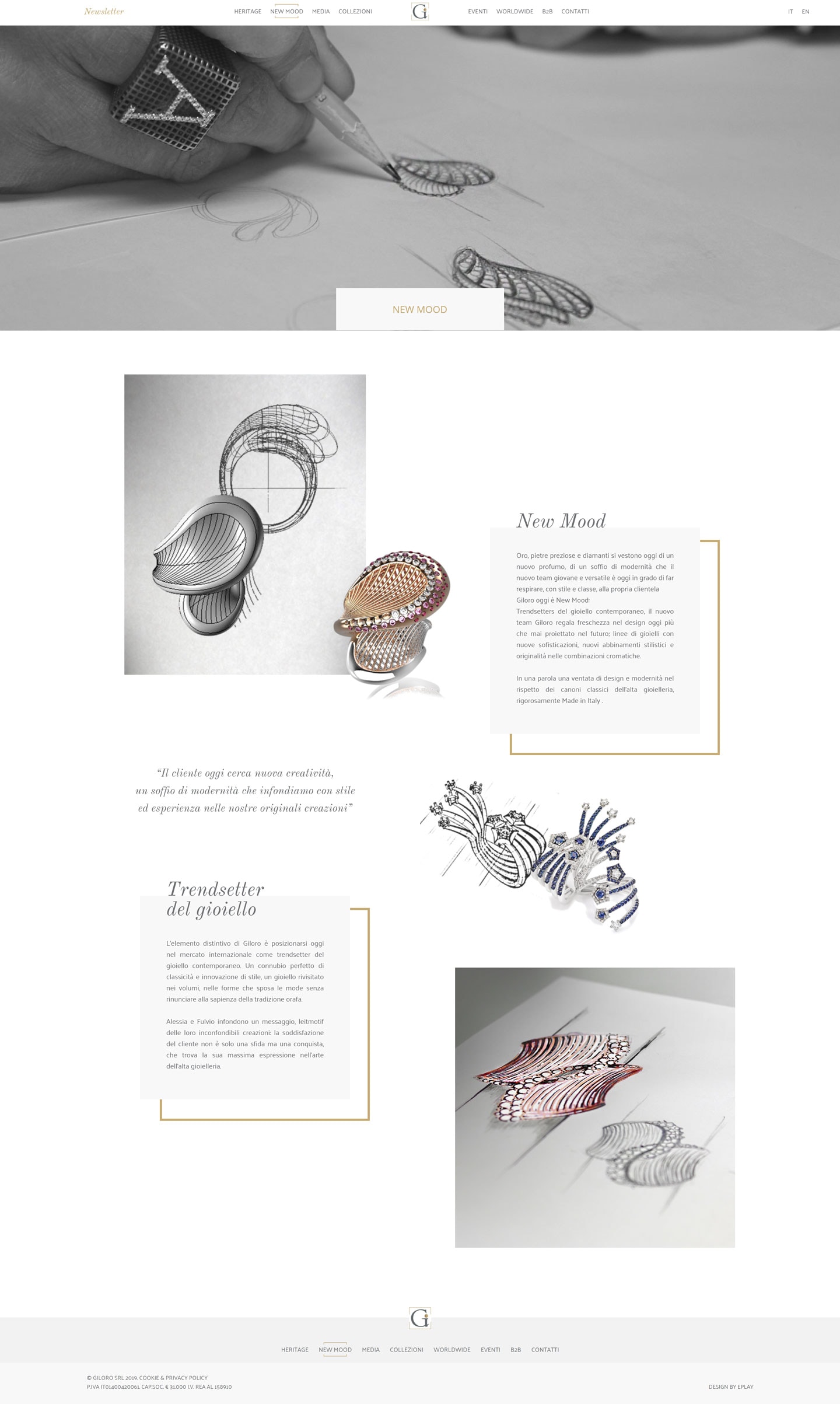 Giloro sito web — 3