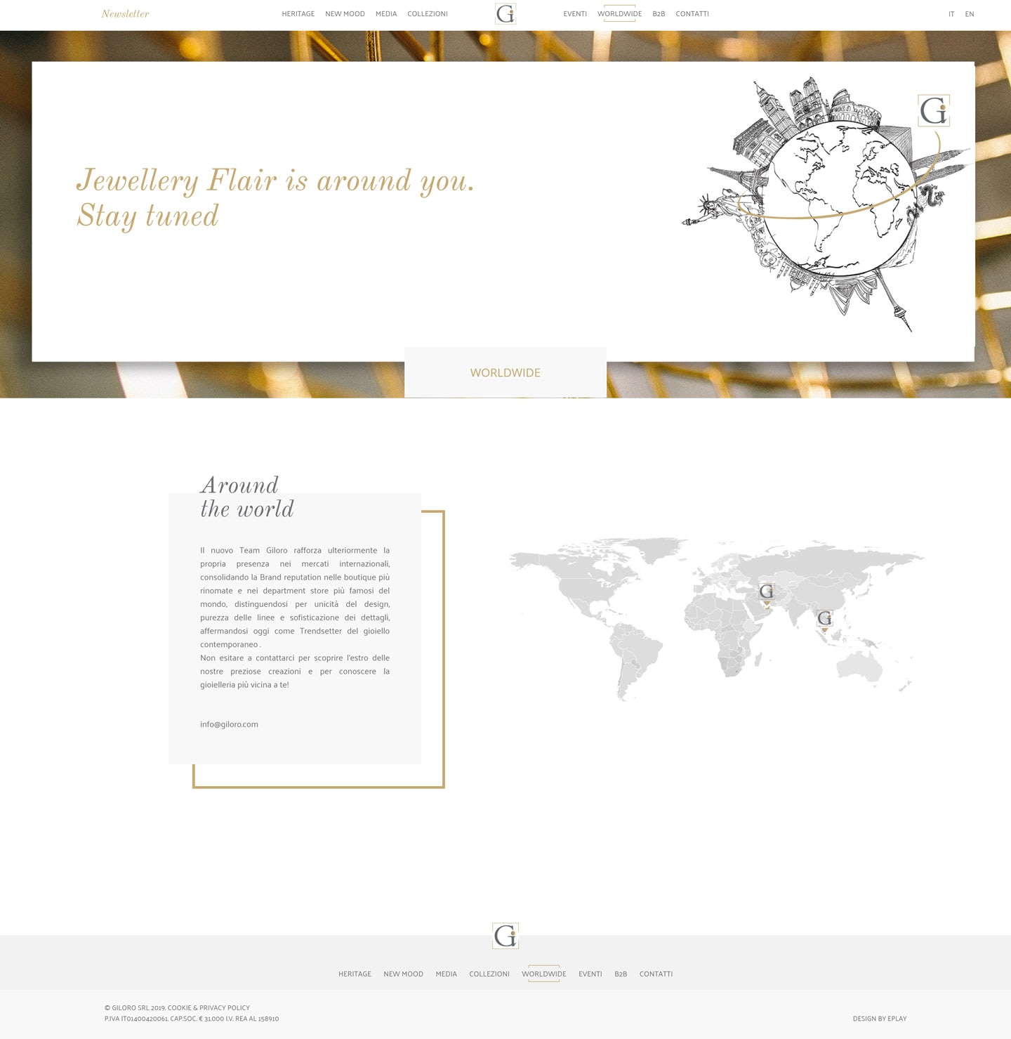 Giloro sito web — 9