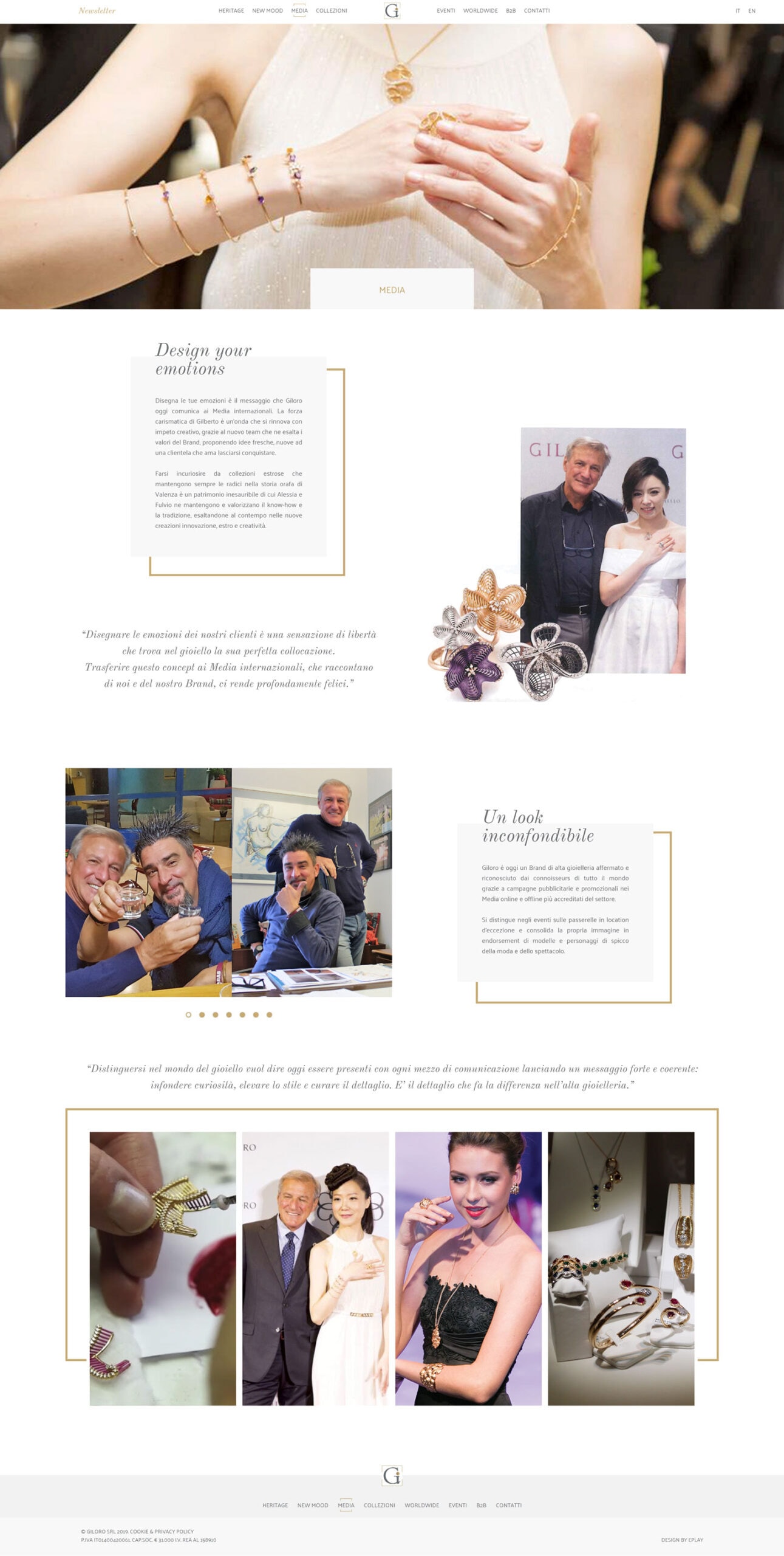 Giloro sito web — 6