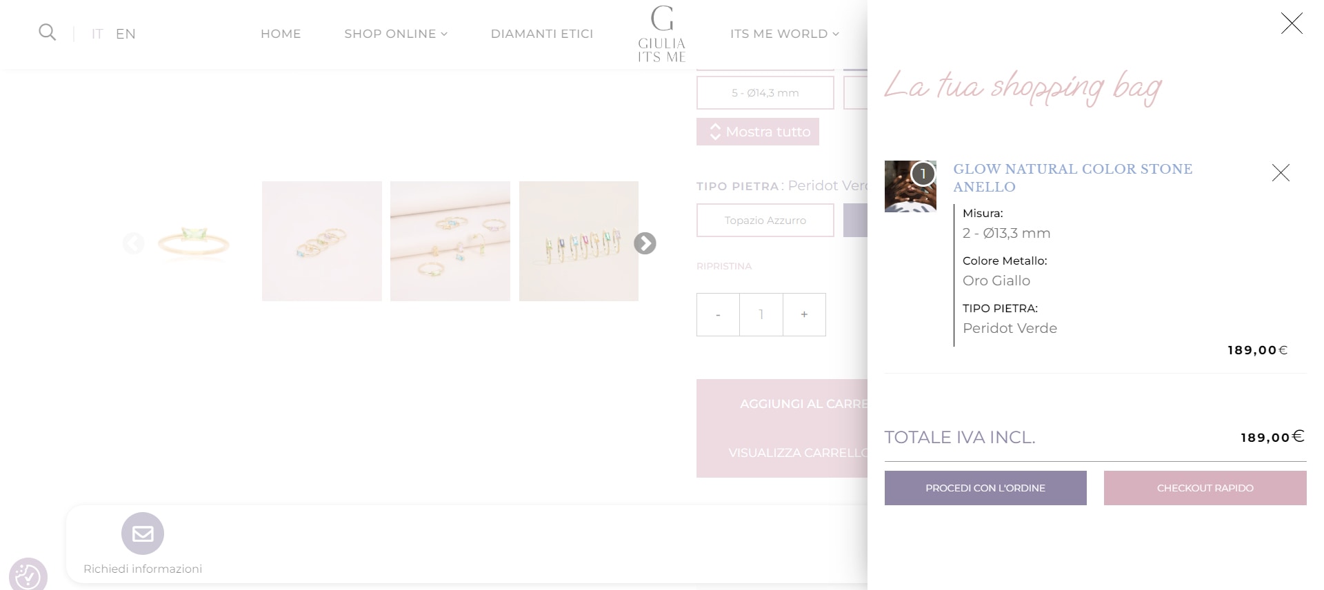 Giulia Its Me sito web e-commerce — 5