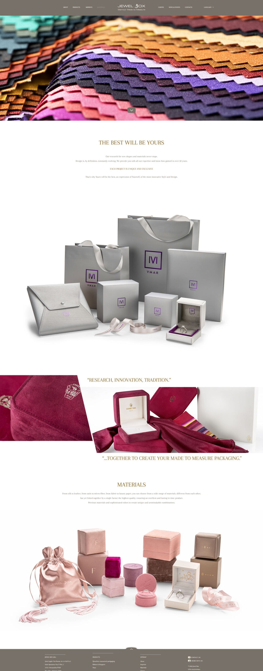 Jewel Box restyling sito web — 6