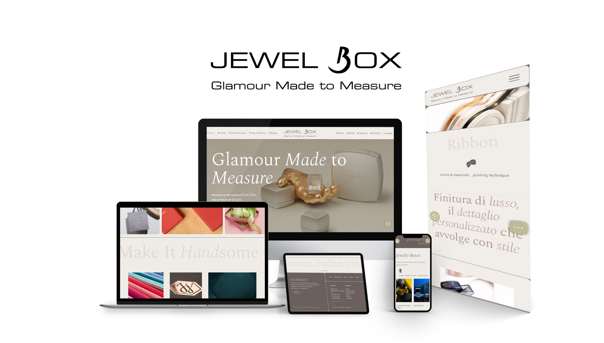 JewelBox sito web — 1
