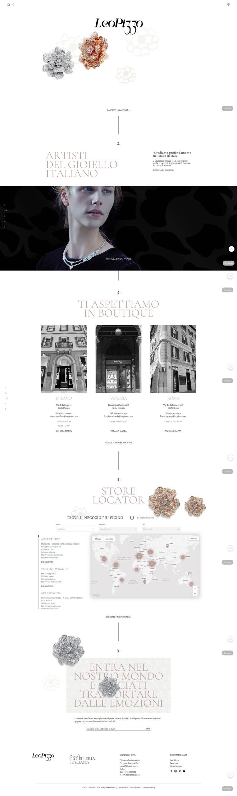 Leo Pizzo landing page — 2