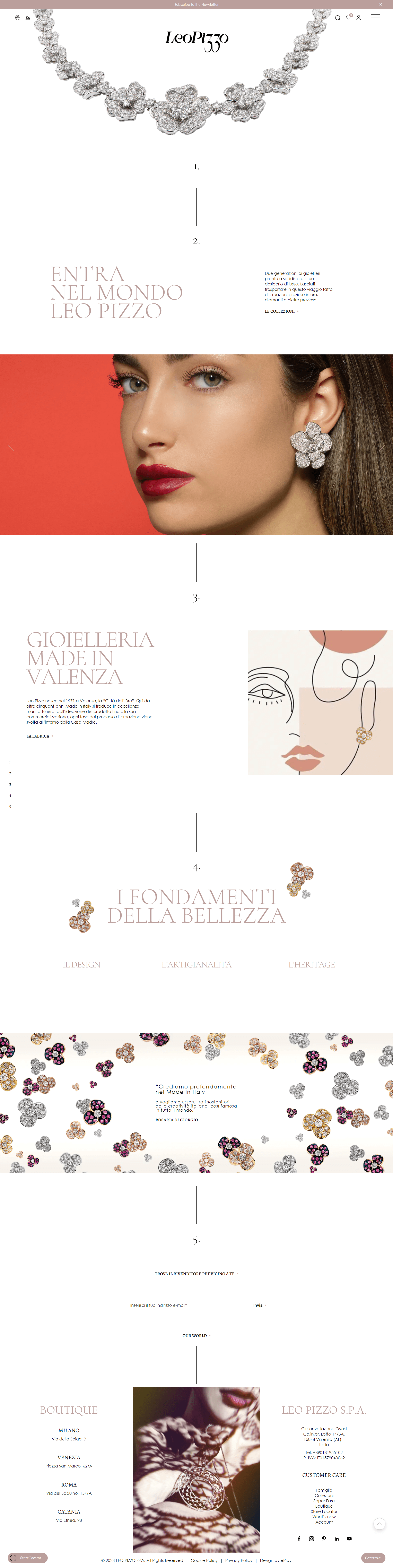 Leo Pizzo sito web info-commerce — 2