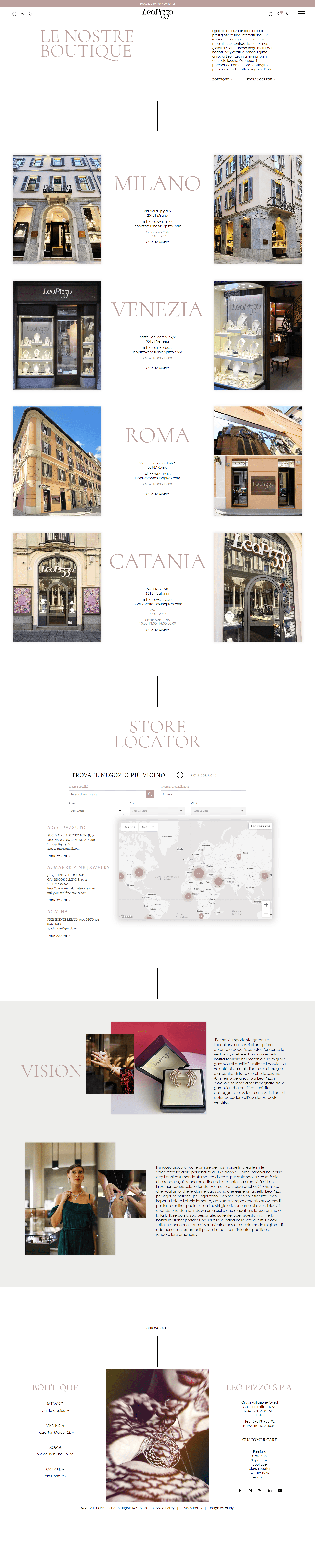 Leo Pizzo sito web info-commerce — 8