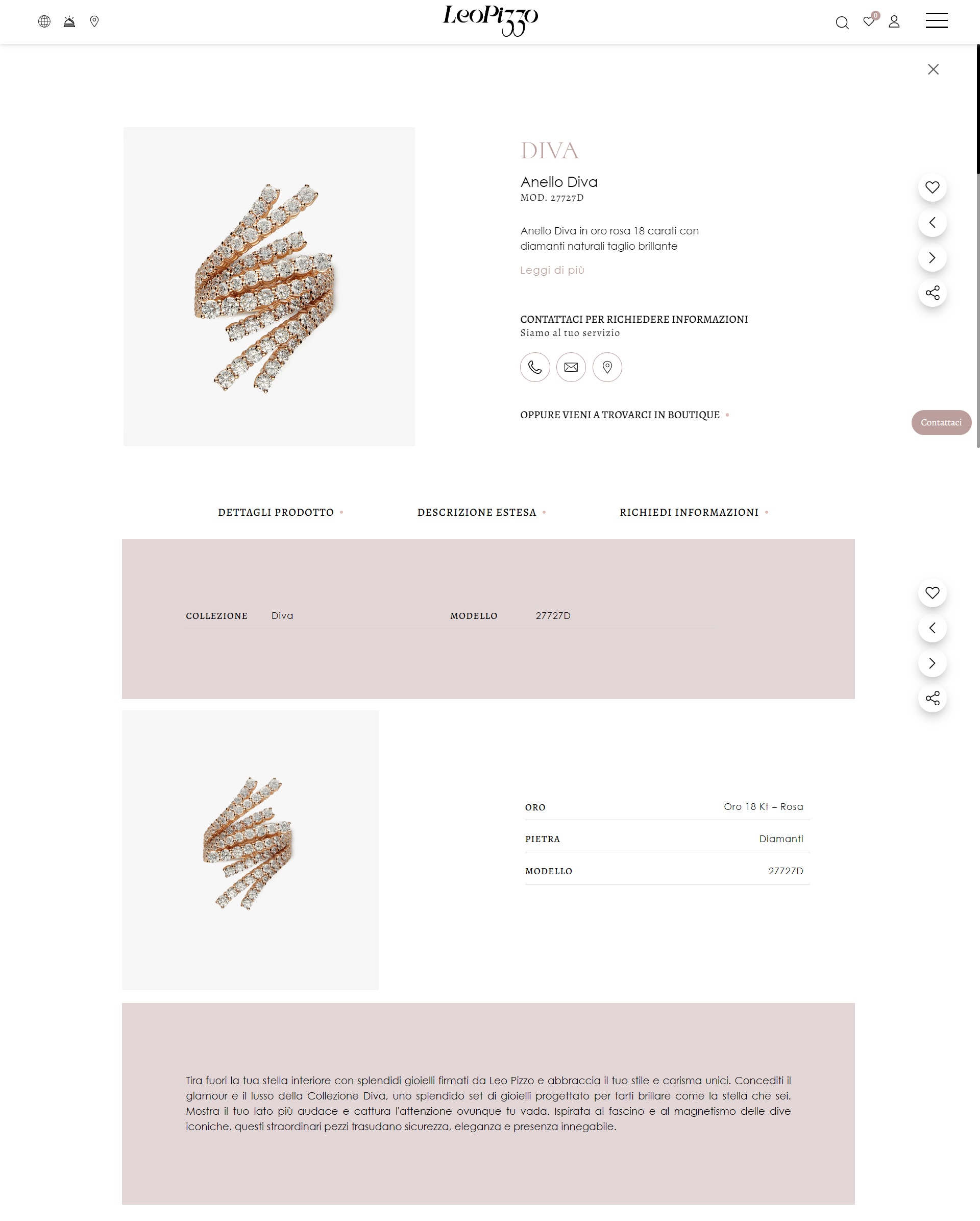 Leo Pizzo sito web info-commerce — 5