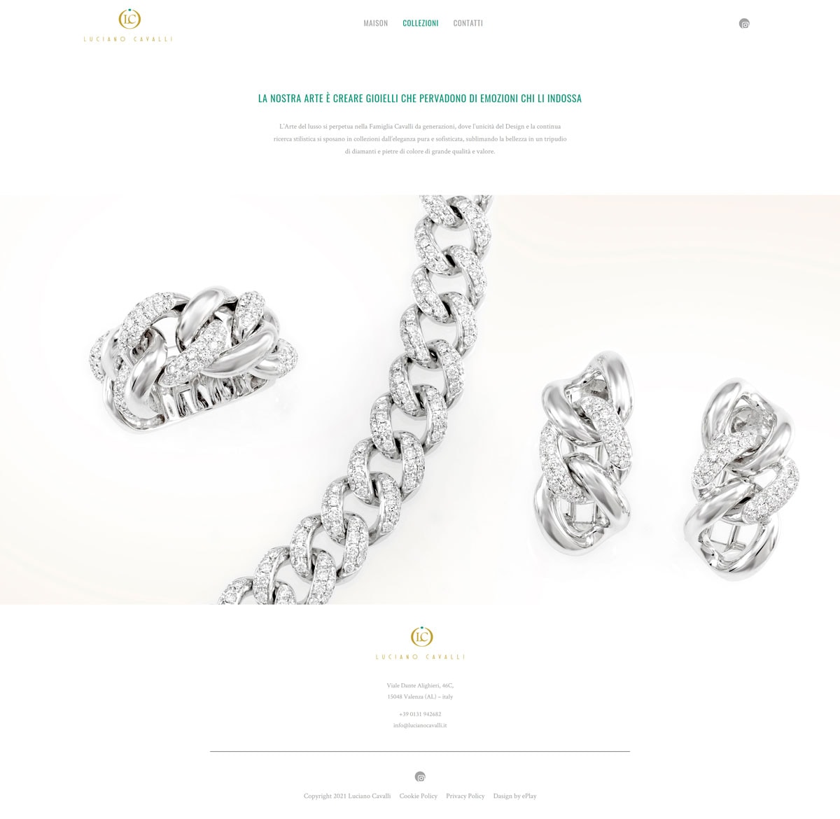 Luciano Cavalli sito web — 3