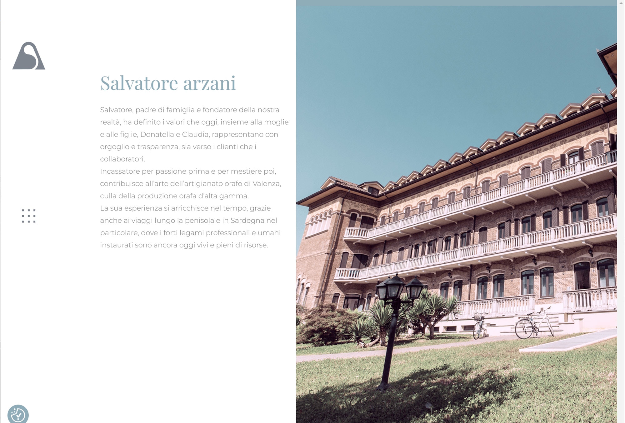 Salvatore Arzani sito web — 5