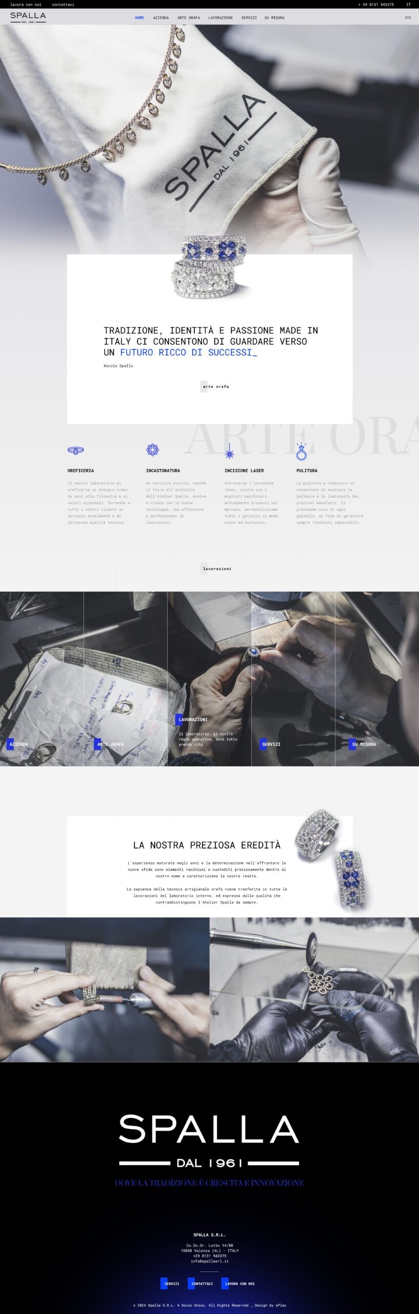 Spalla sito web — 3