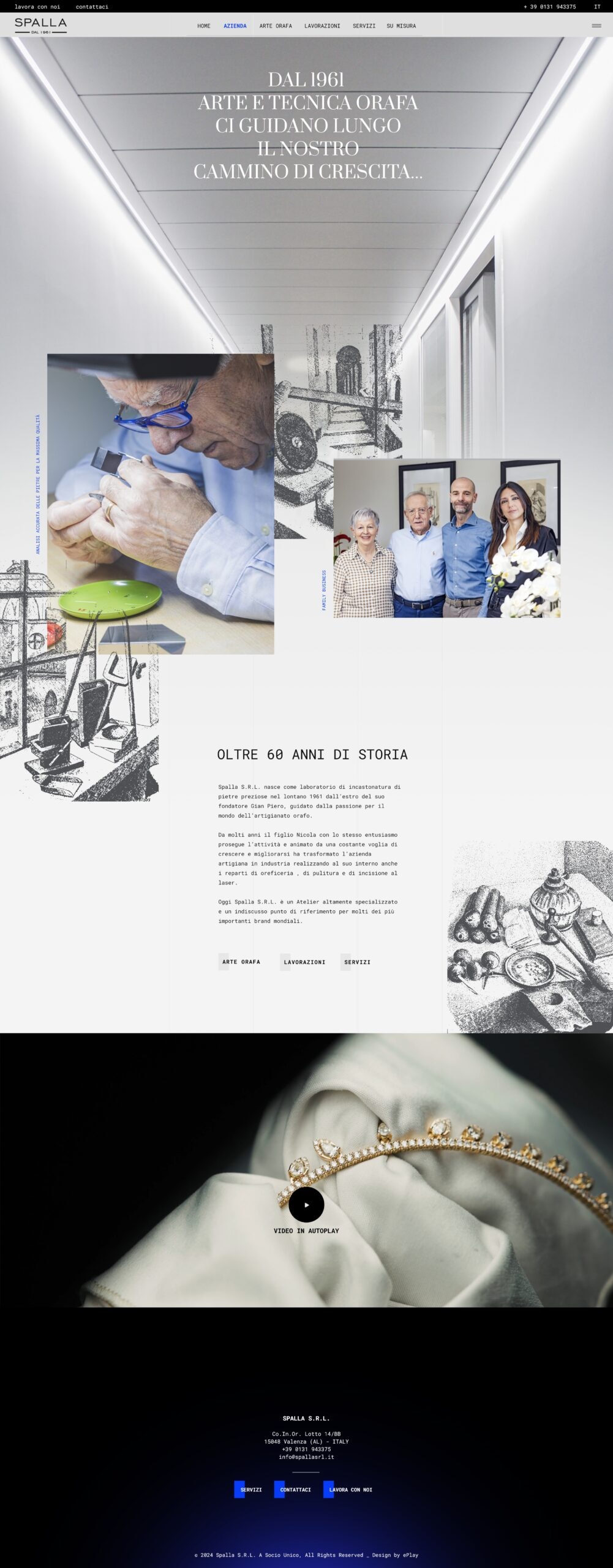 Spalla sito web — 2