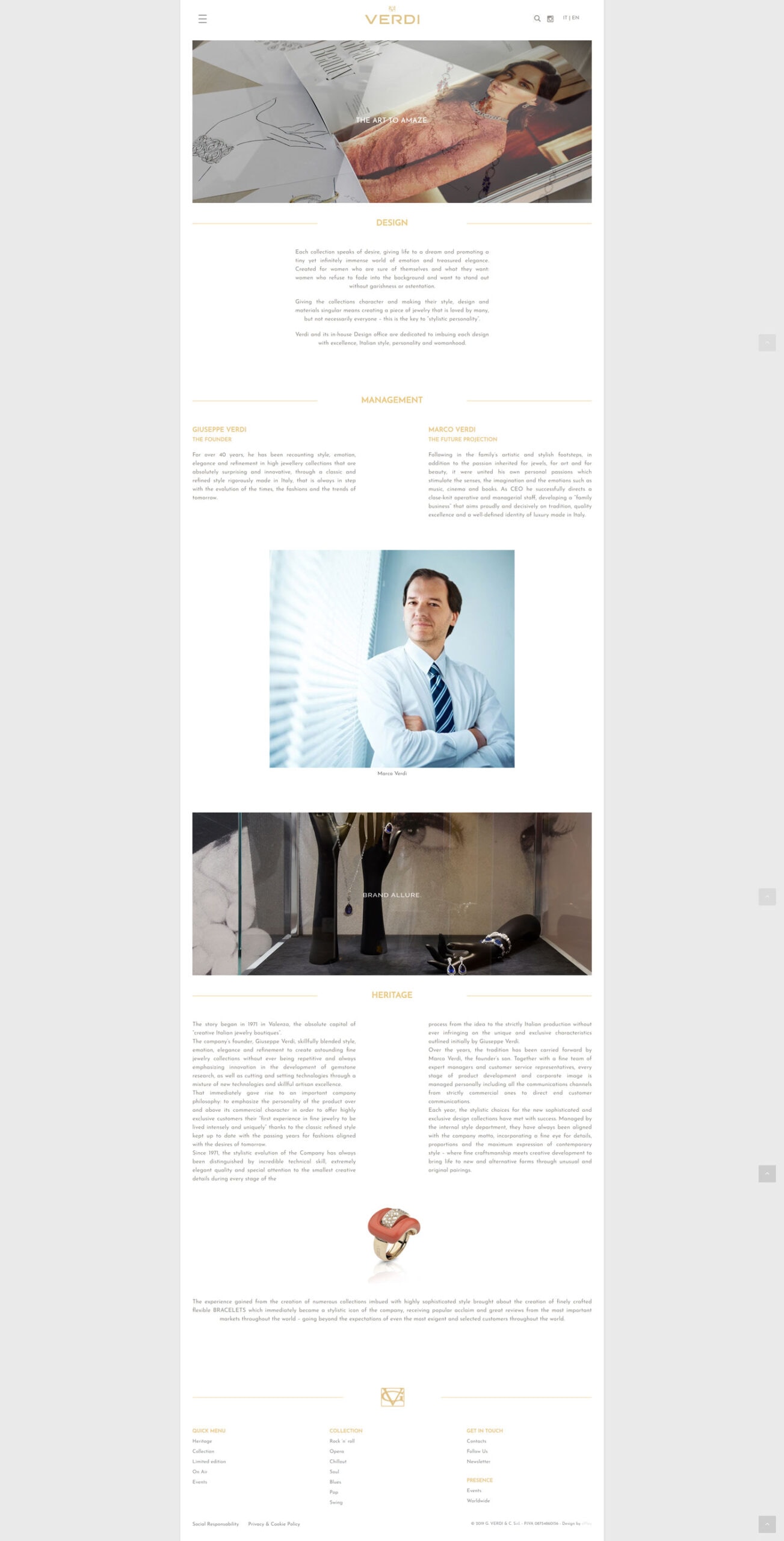 Verdi Gioielli restyling sito web — 5