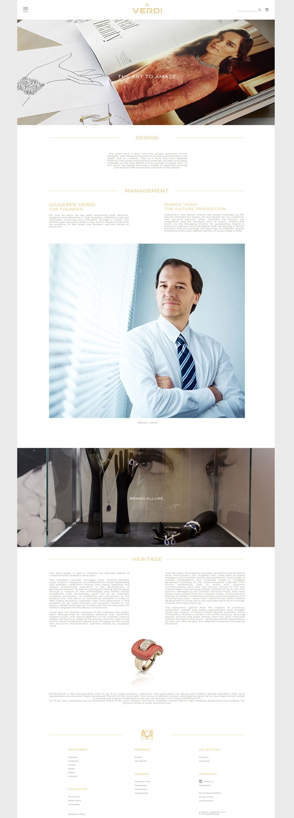 Verdi Gioielli sito web — 4
