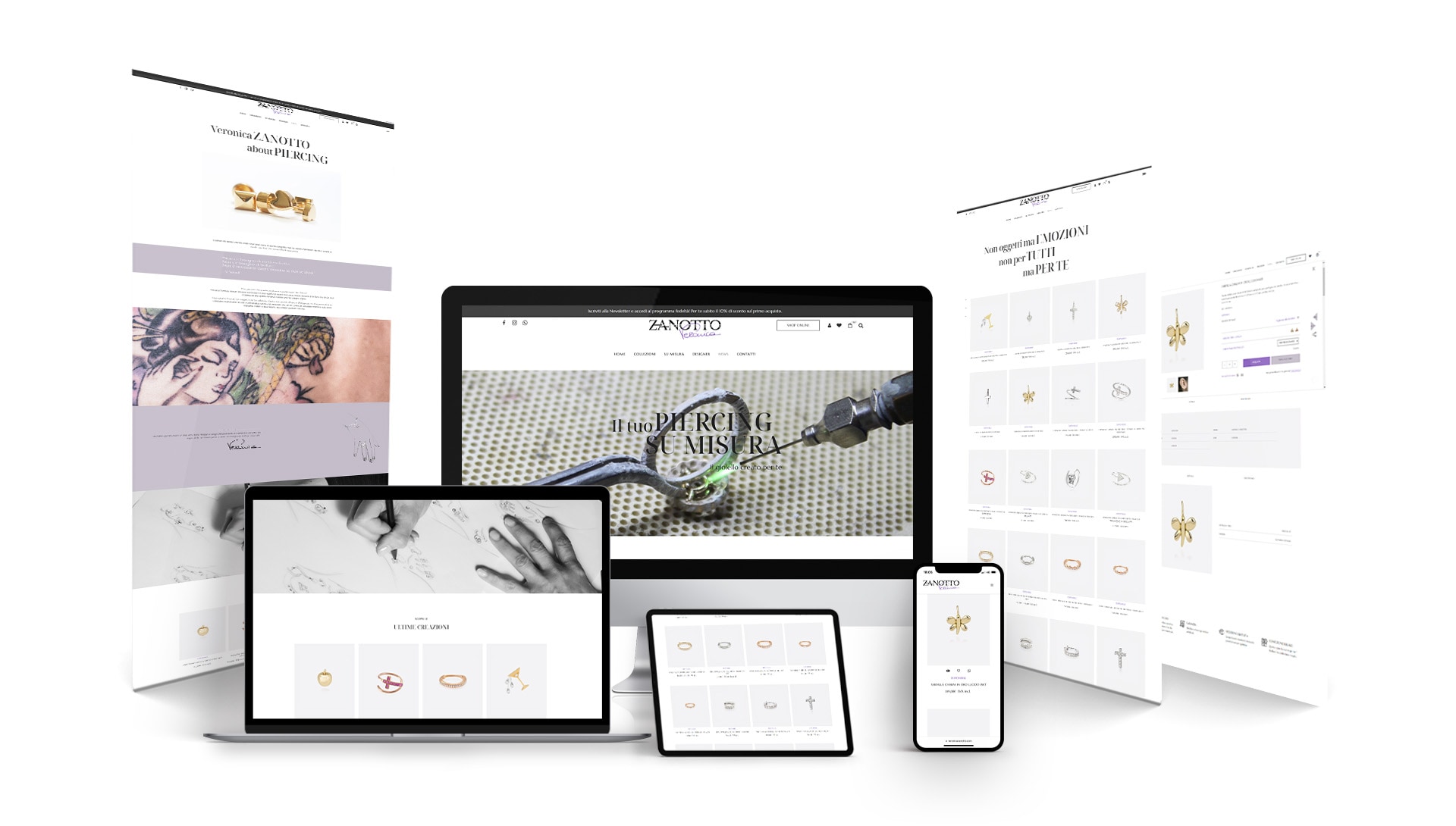 Veronica Zanotto sito web e-commerce — 1