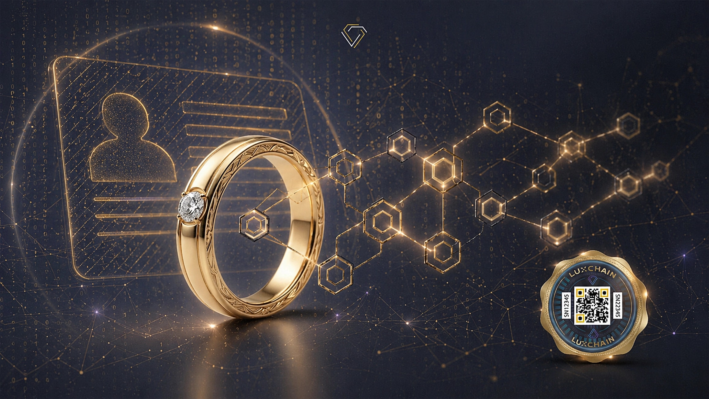 Luxchain — certificazione blockchain per autenticità, proprietà intellettuale e tracciabilità dei gioielli