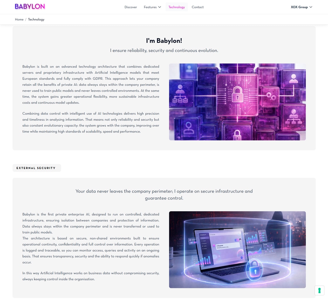 Babylon sito web — 4