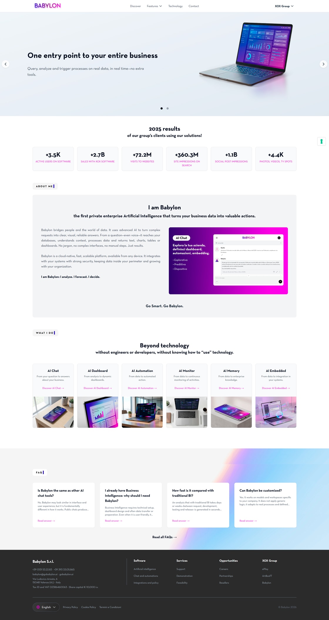 Babylon sito web — 2