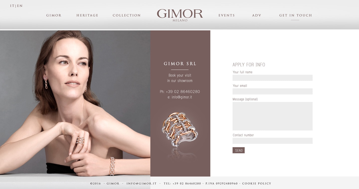 Gimor Milano sito web — 8