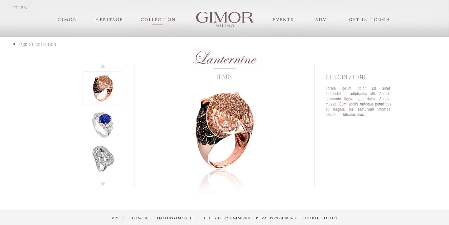 Gimor Milano sito web — 5