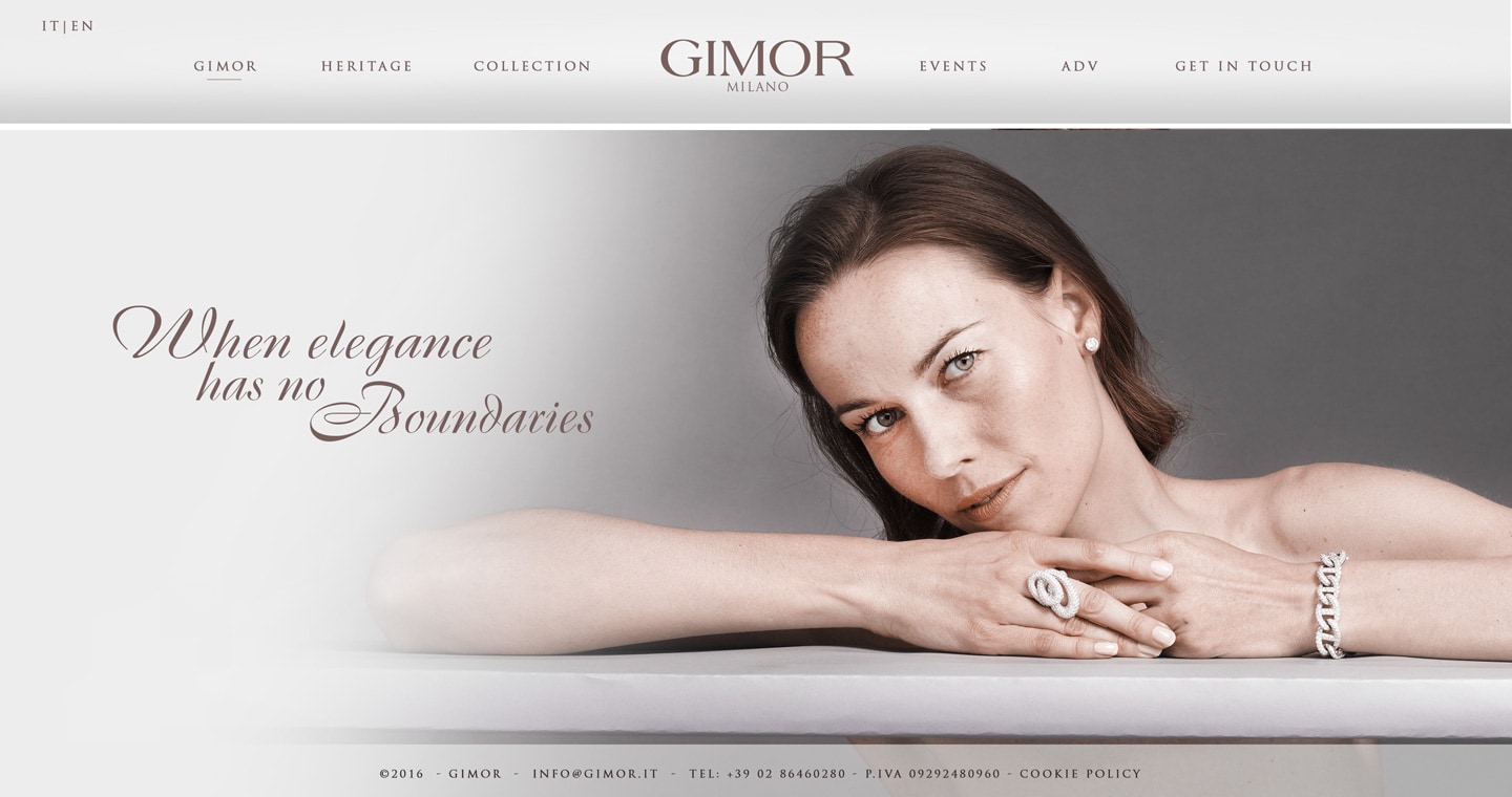Gimor Milano sito web — 2