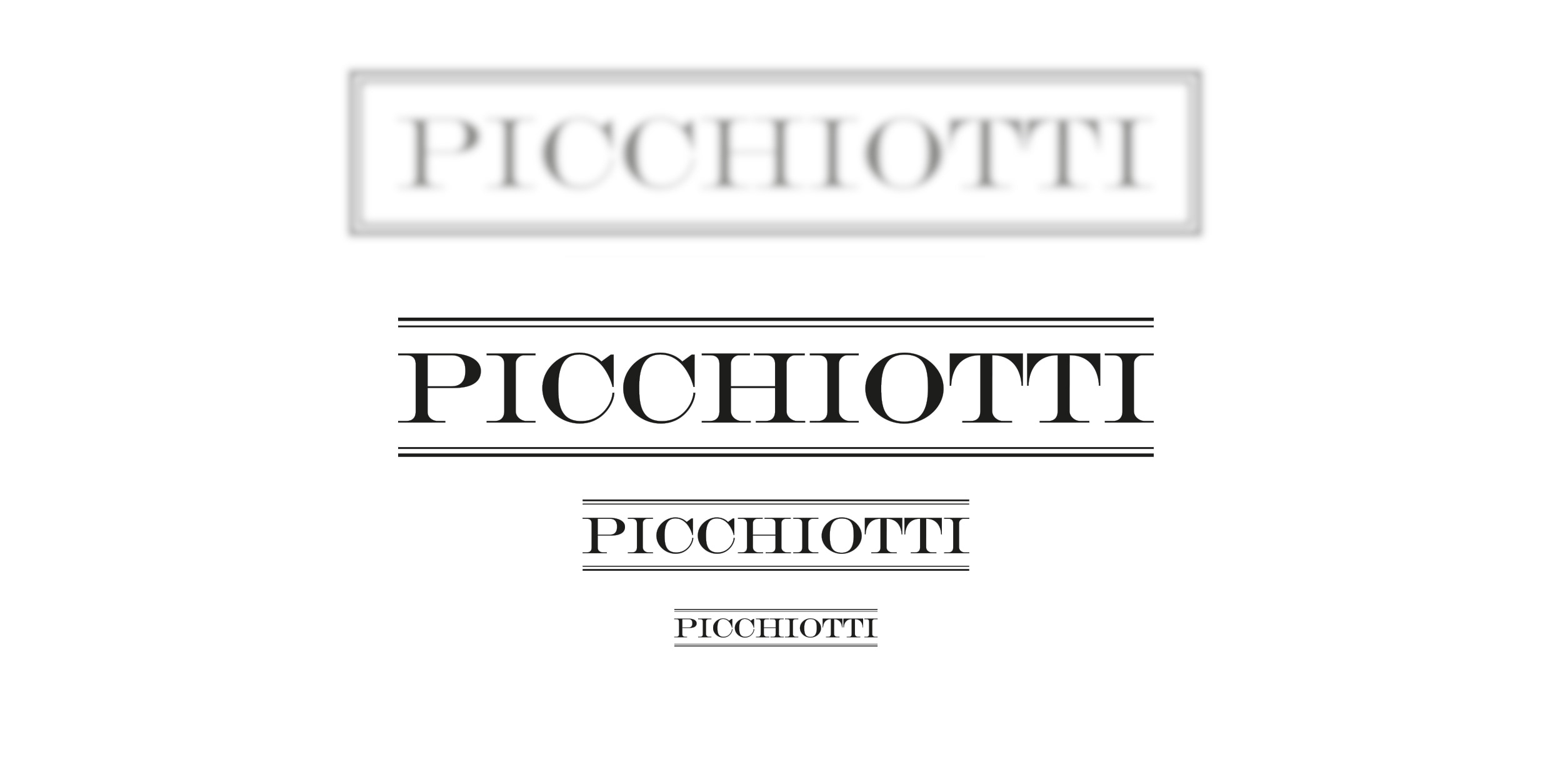 Picchiotti restyling logotipo — 1