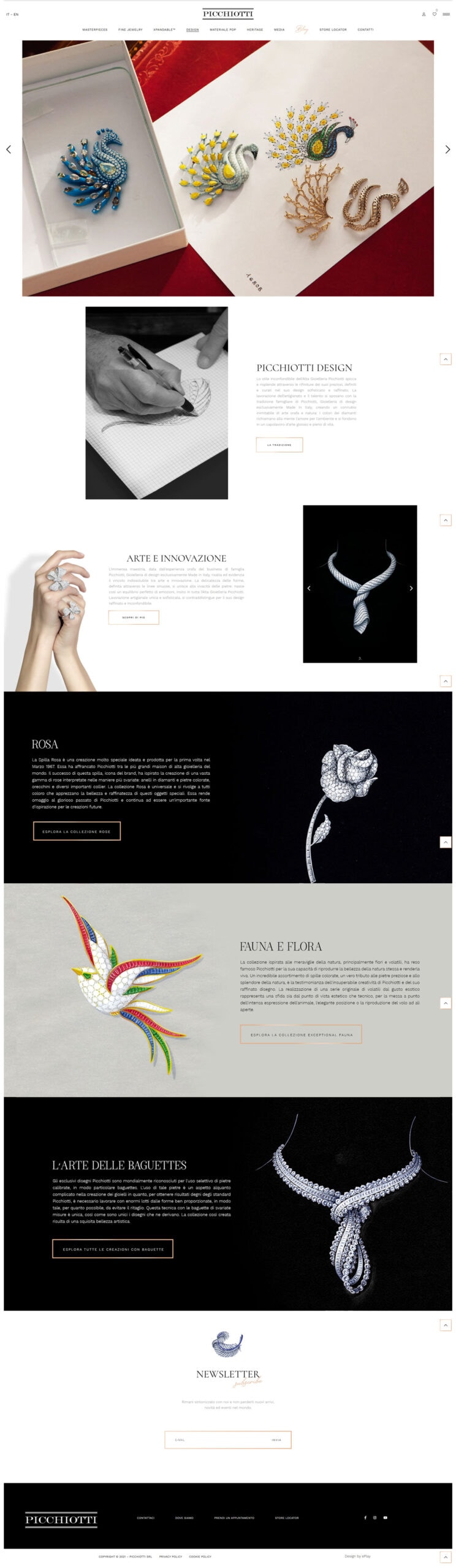 Picchiotti sito web — 4