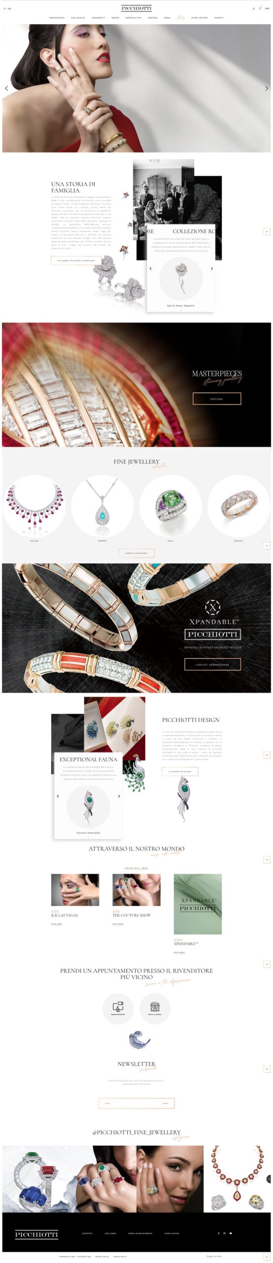Picchiotti sito web — 3
