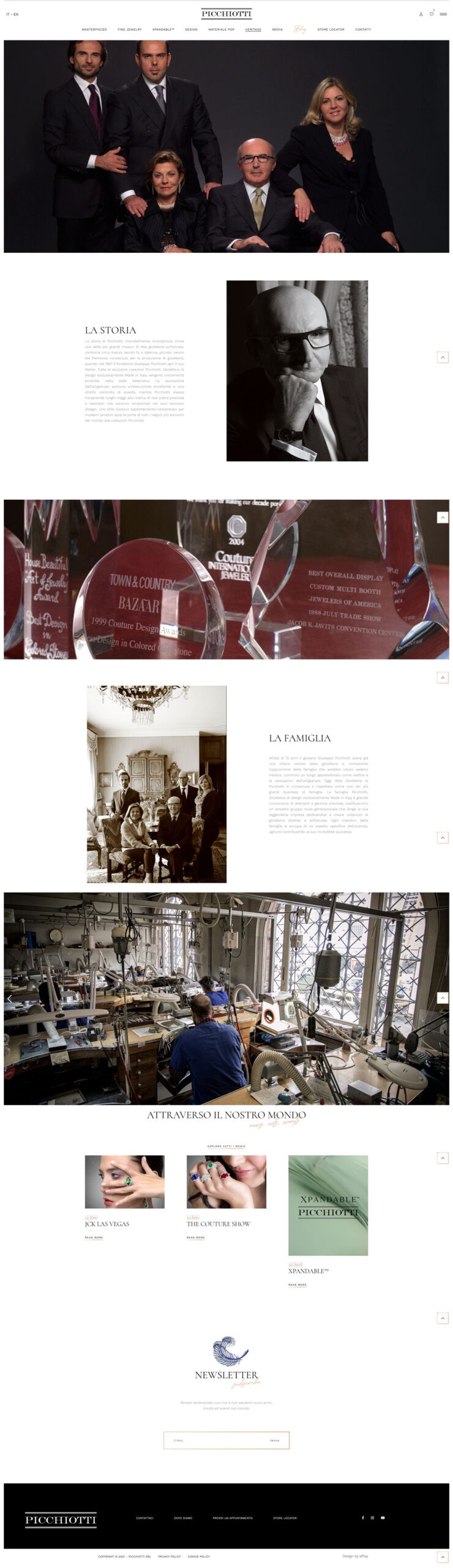 Picchiotti sito web — 10