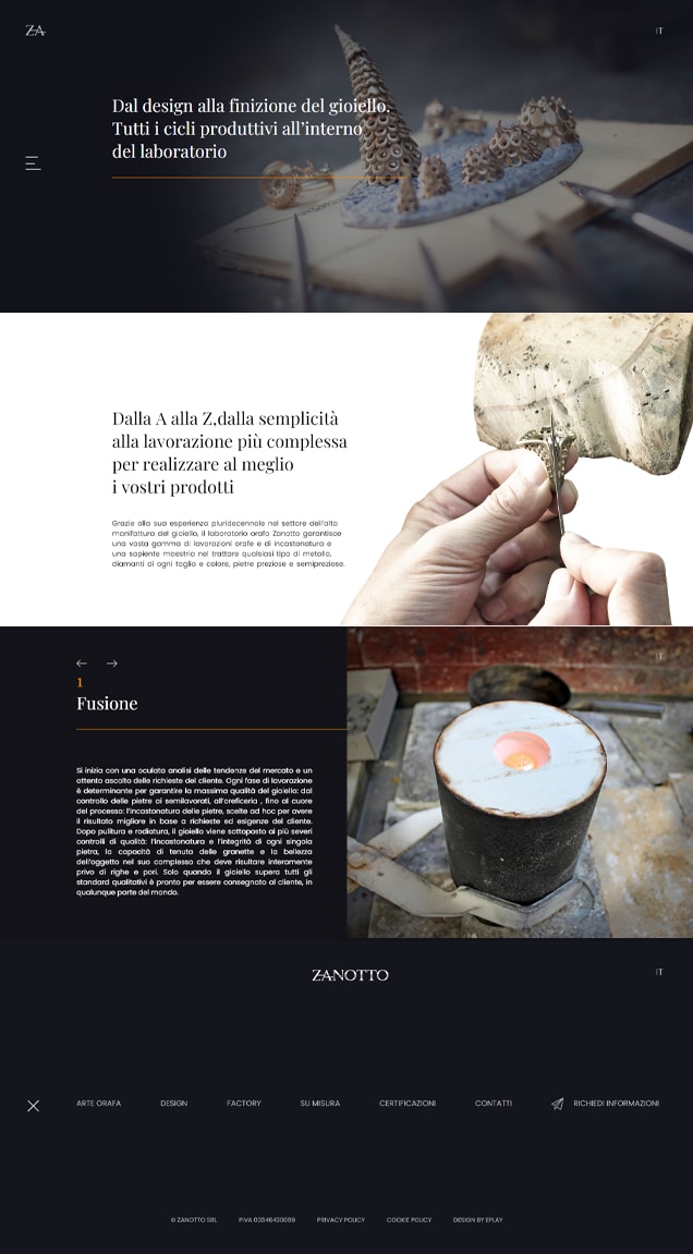 Zanotto sito web — 4