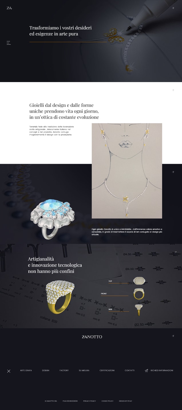 Zanotto sito web — 3